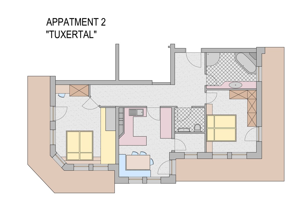 Appartement in Tux - Accomidation "Schönblick"