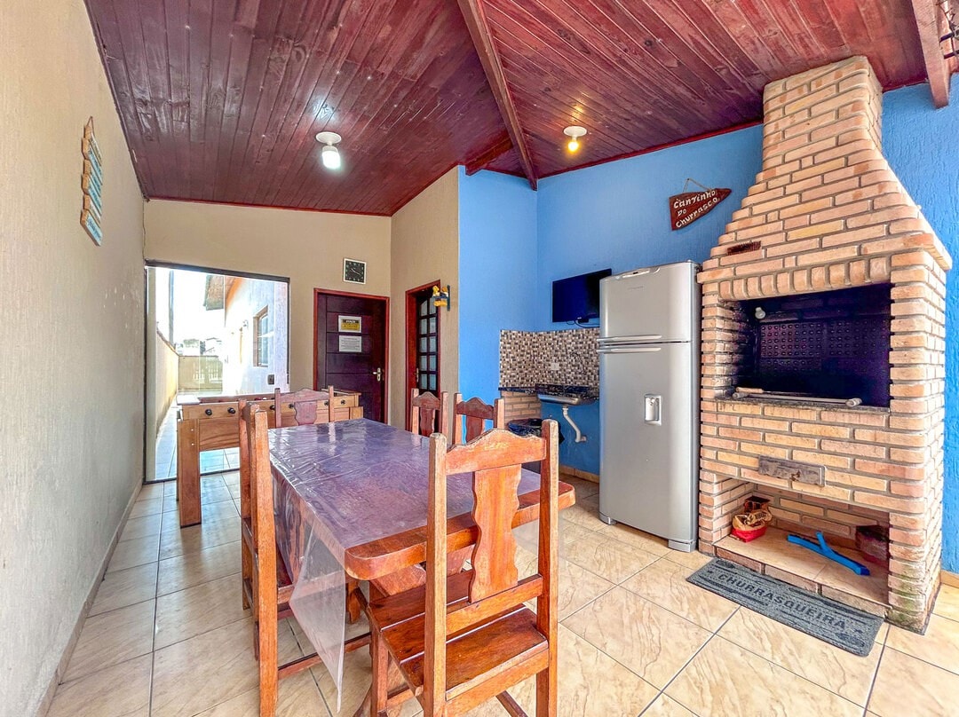 Great house with WiFi and barbecue in Bertioga/SP