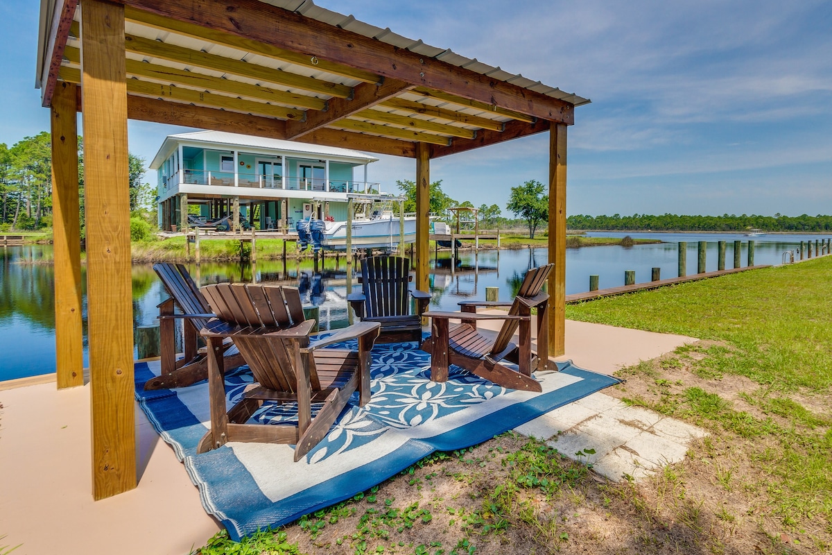 Waterfront Pensacola Paradise with Boat Slips!