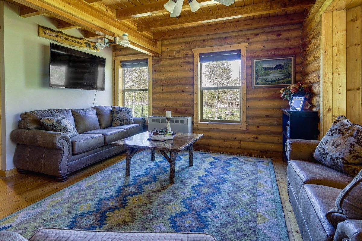 Remote Cedar City Cabin w/ Deck, Views, Fireplaces