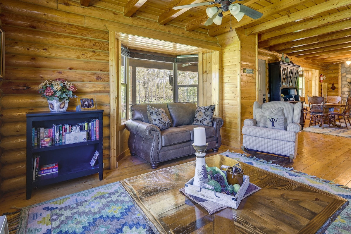 Remote Cedar City Cabin w/ Deck, Views, Fireplaces