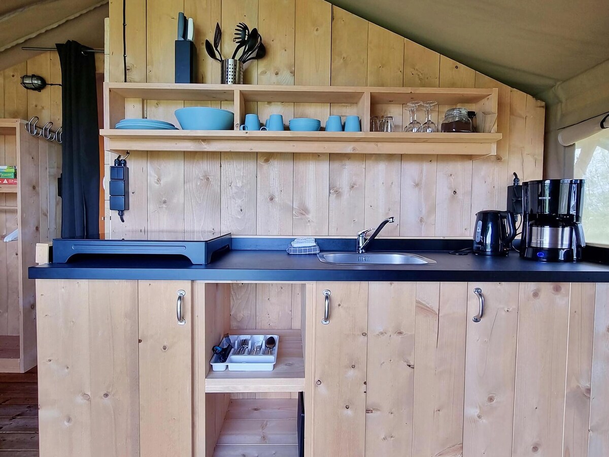 Luxury glamping near the Frisian waters