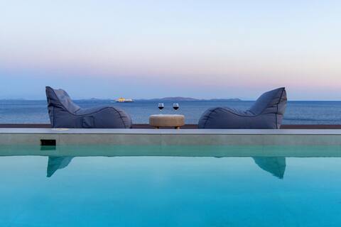 Aegean Whispers   Sea Front Villa in Tinos