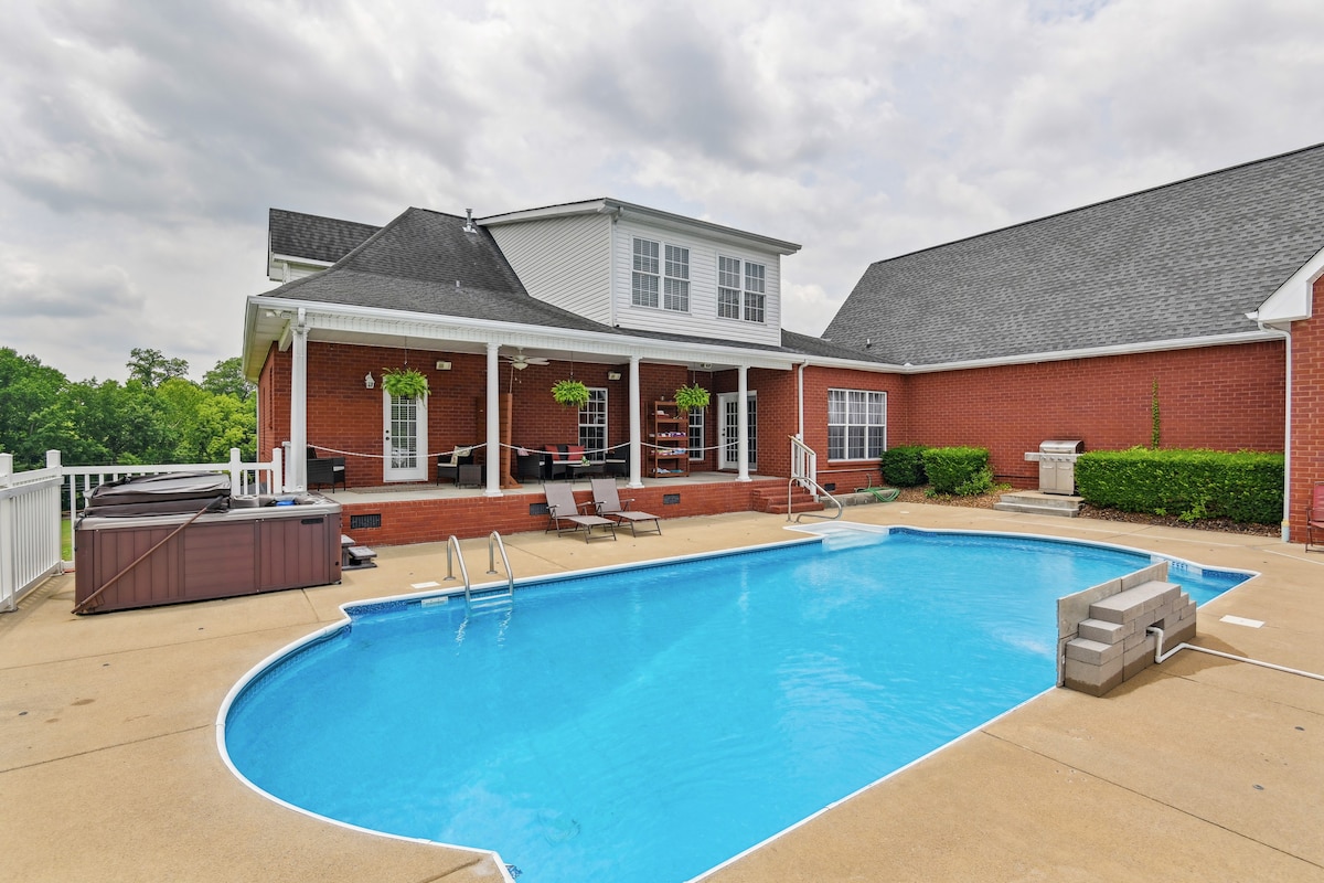 Smyrna Home w/ Pool & Hot Tub! 20mi to Nashville!