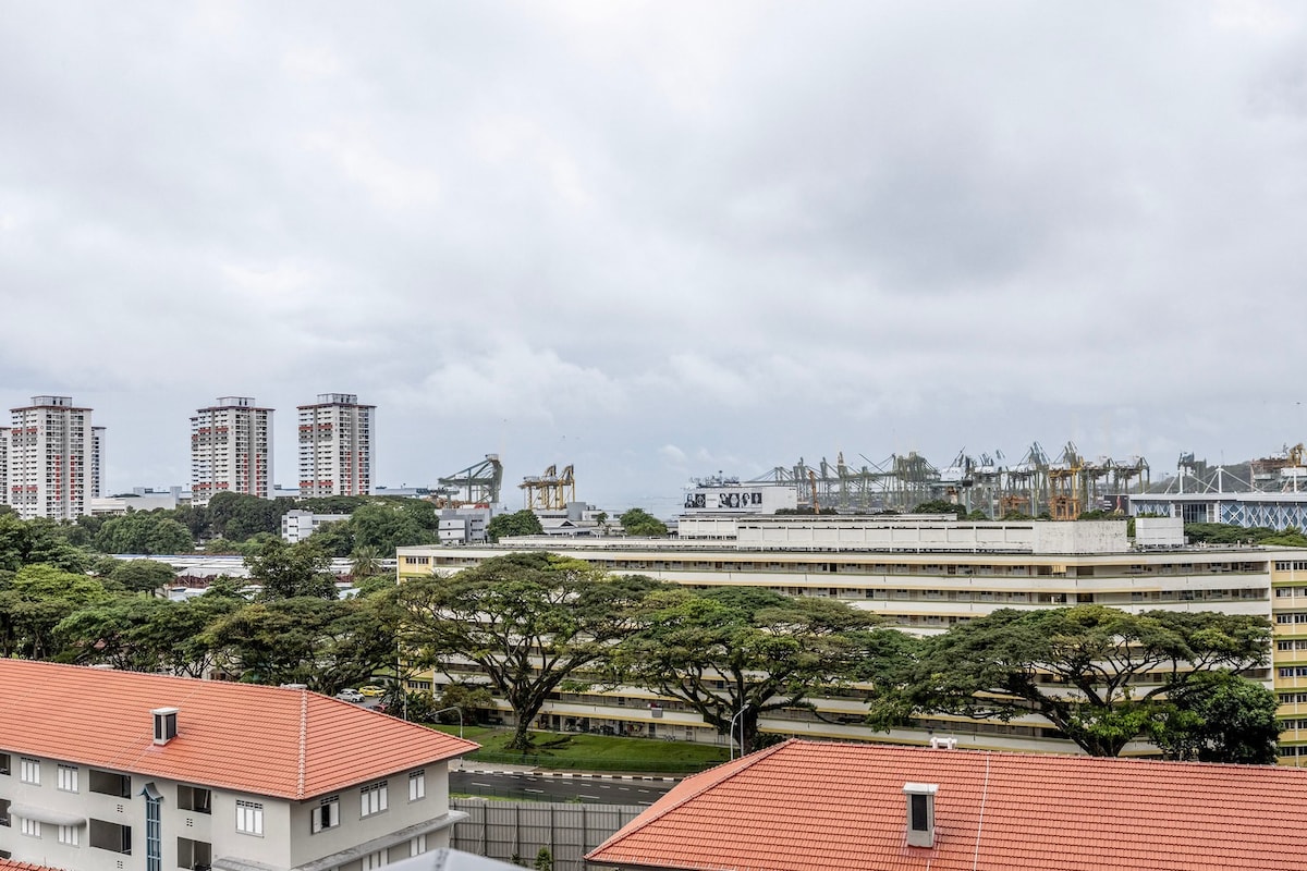 Blueground | Tanjong Pagar、健身房、泳池和安保