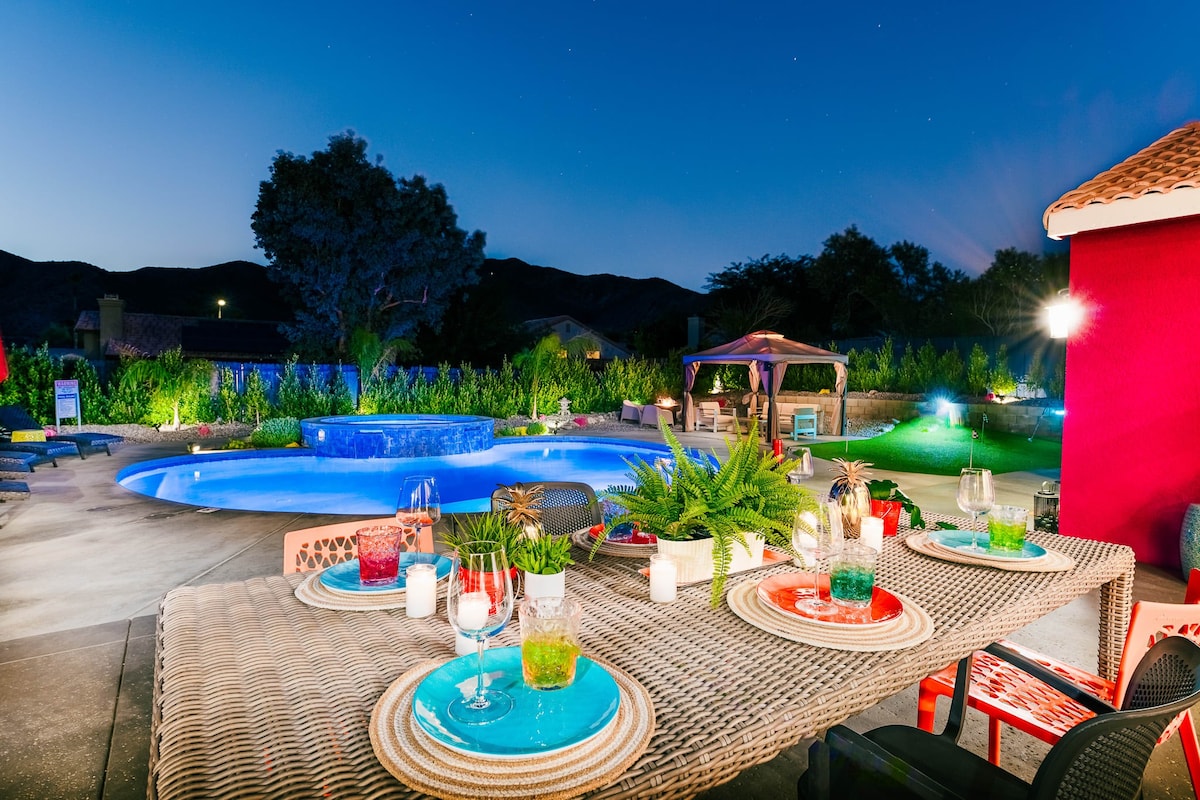 NEW: Saltwater Pool, Hot Tub, Fire-pit, Mini Golf