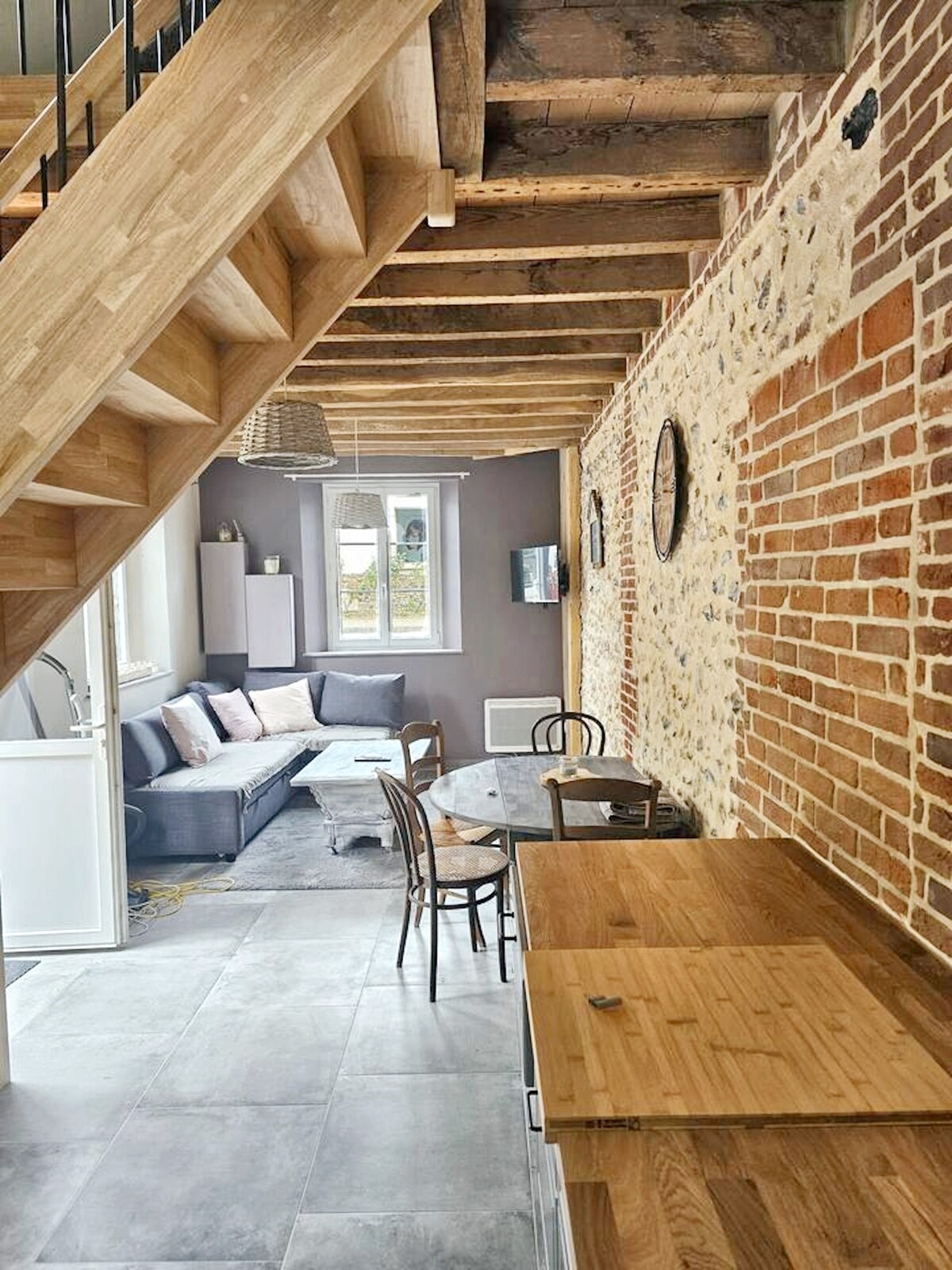 House for 4 ppl. with garden at Neuf-Marché