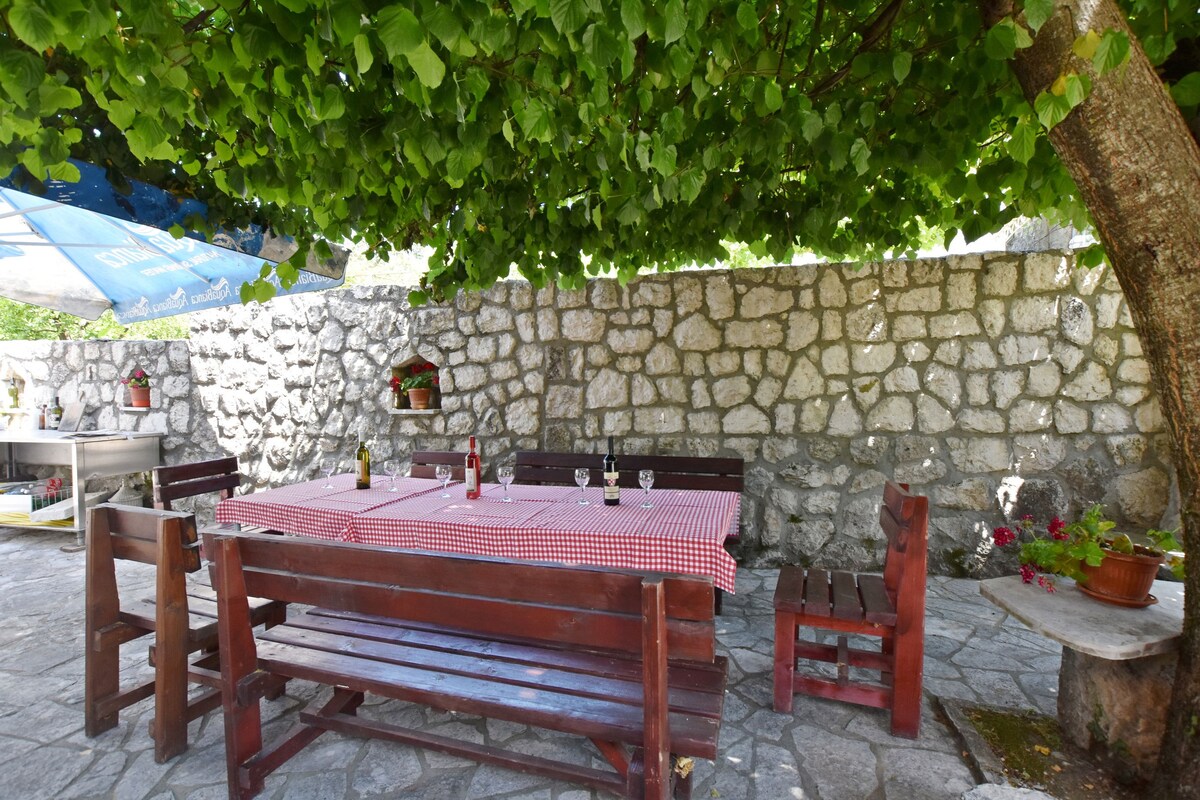 Stone house, in the countryside in Virpazar