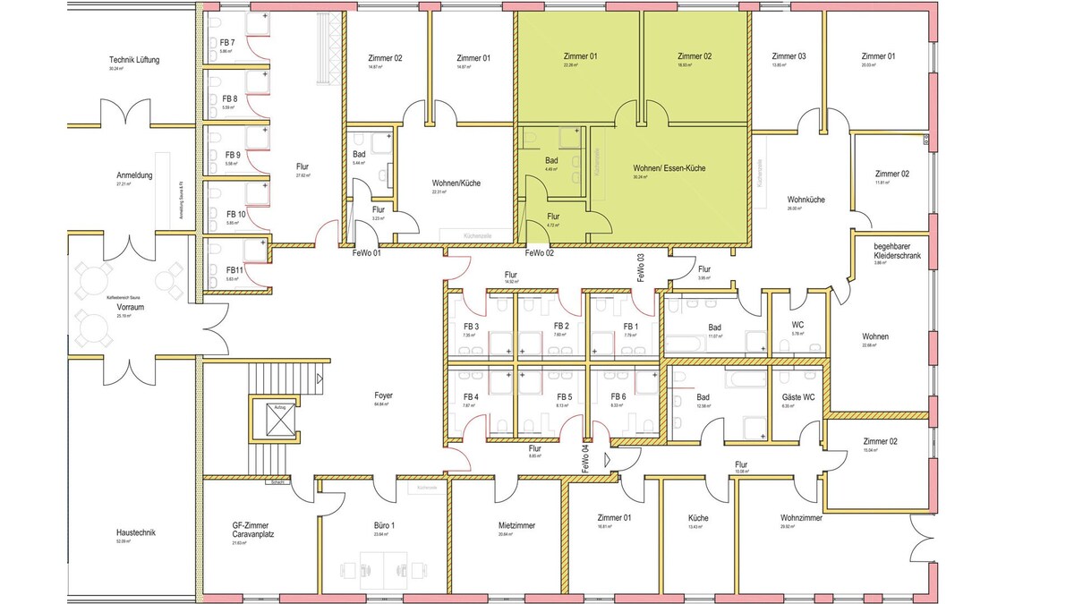 位于Gützkow的公寓/公寓，可容纳4位房客，面积为86平方米（ 175686 ）