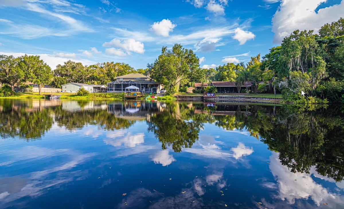 Lake Pad Near Tampa/Tarpon Springs/Hot Tub