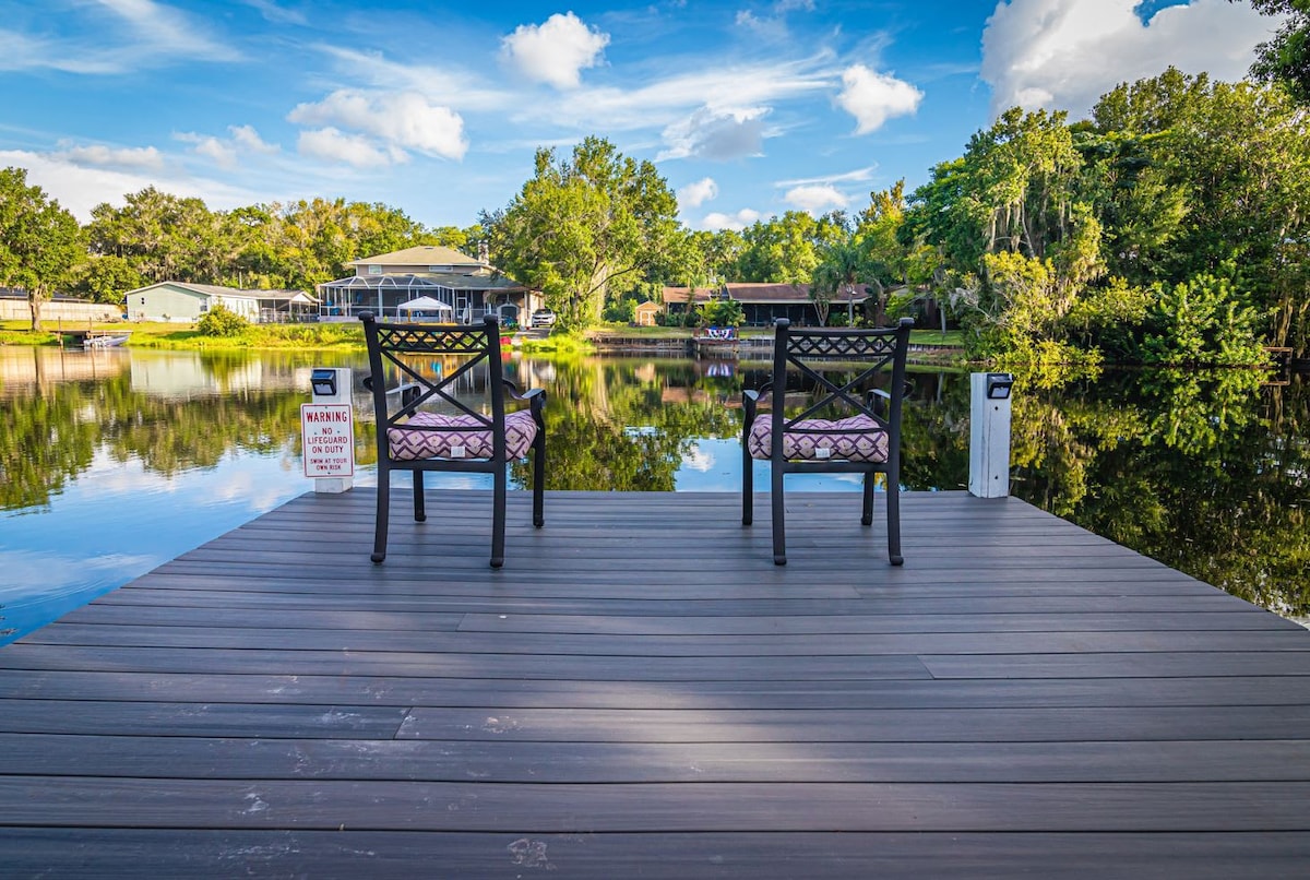 Lake Pad Near Tampa/Tarpon Springs/Hot Tub