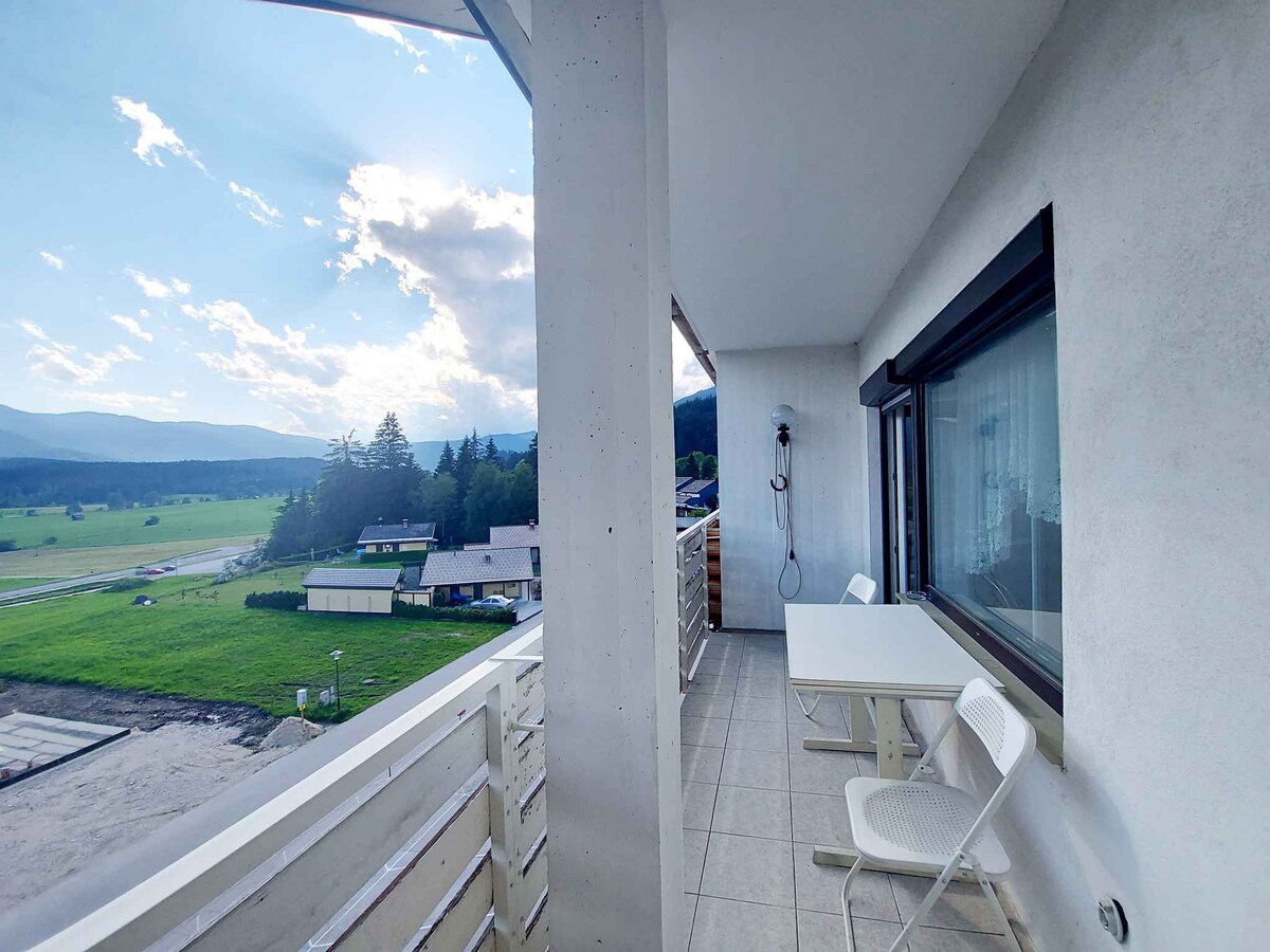 Holiday apartment with balcony and nice view