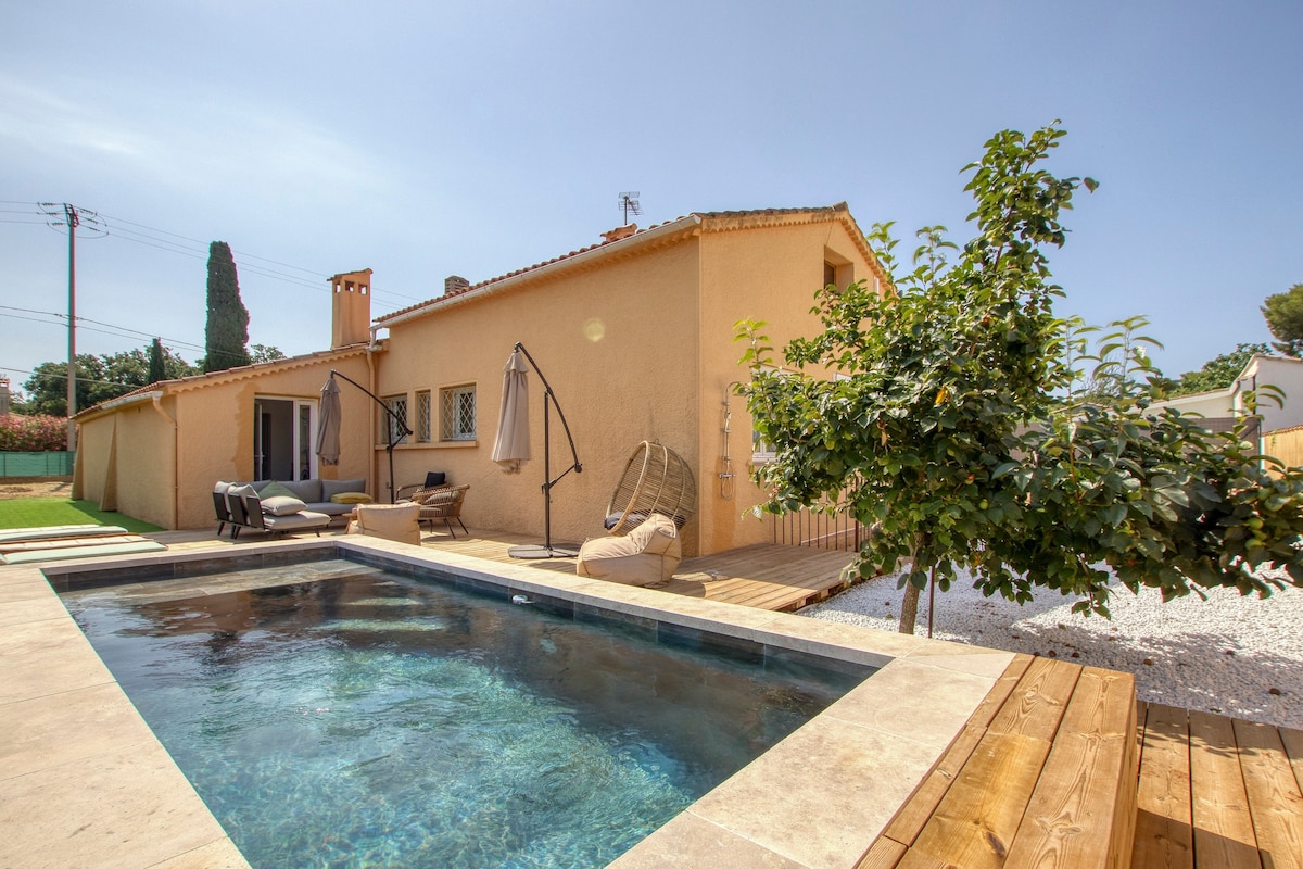 Villa Coquelicot - Maison climatisée avec piscine