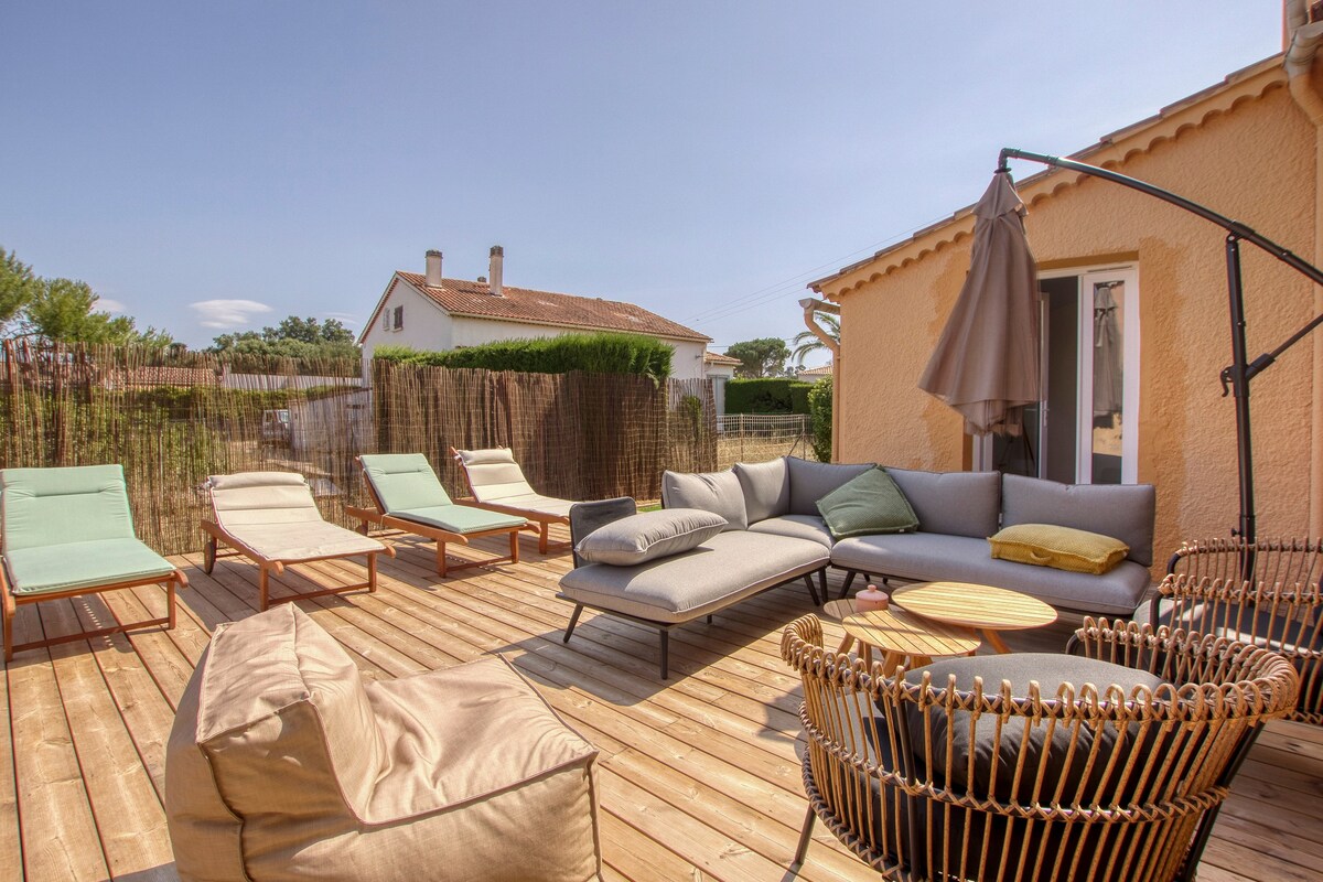 Villa Coquelicot - Maison climatisée avec piscine