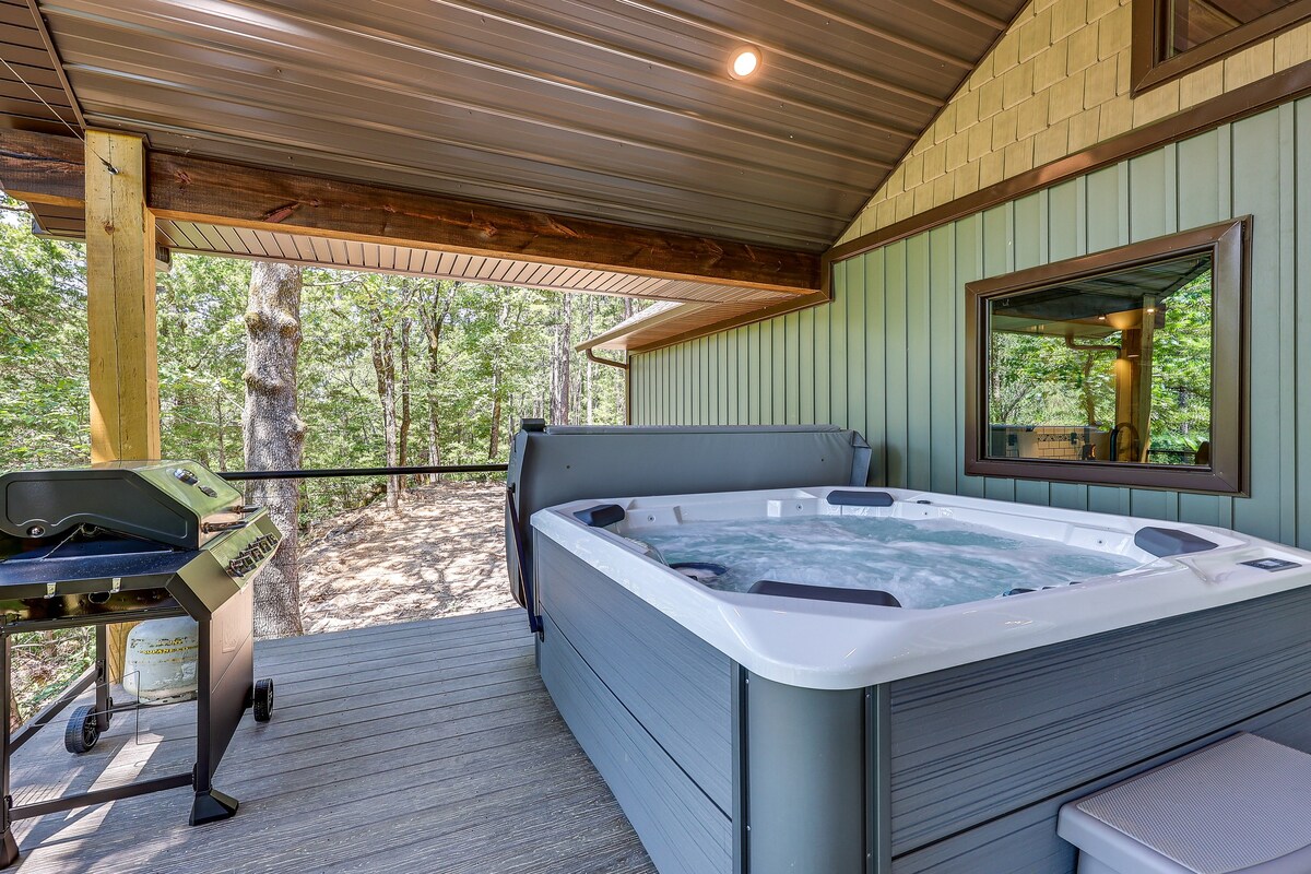 Big Cedar Vacation Rental w/ Deck & Hot Tub!