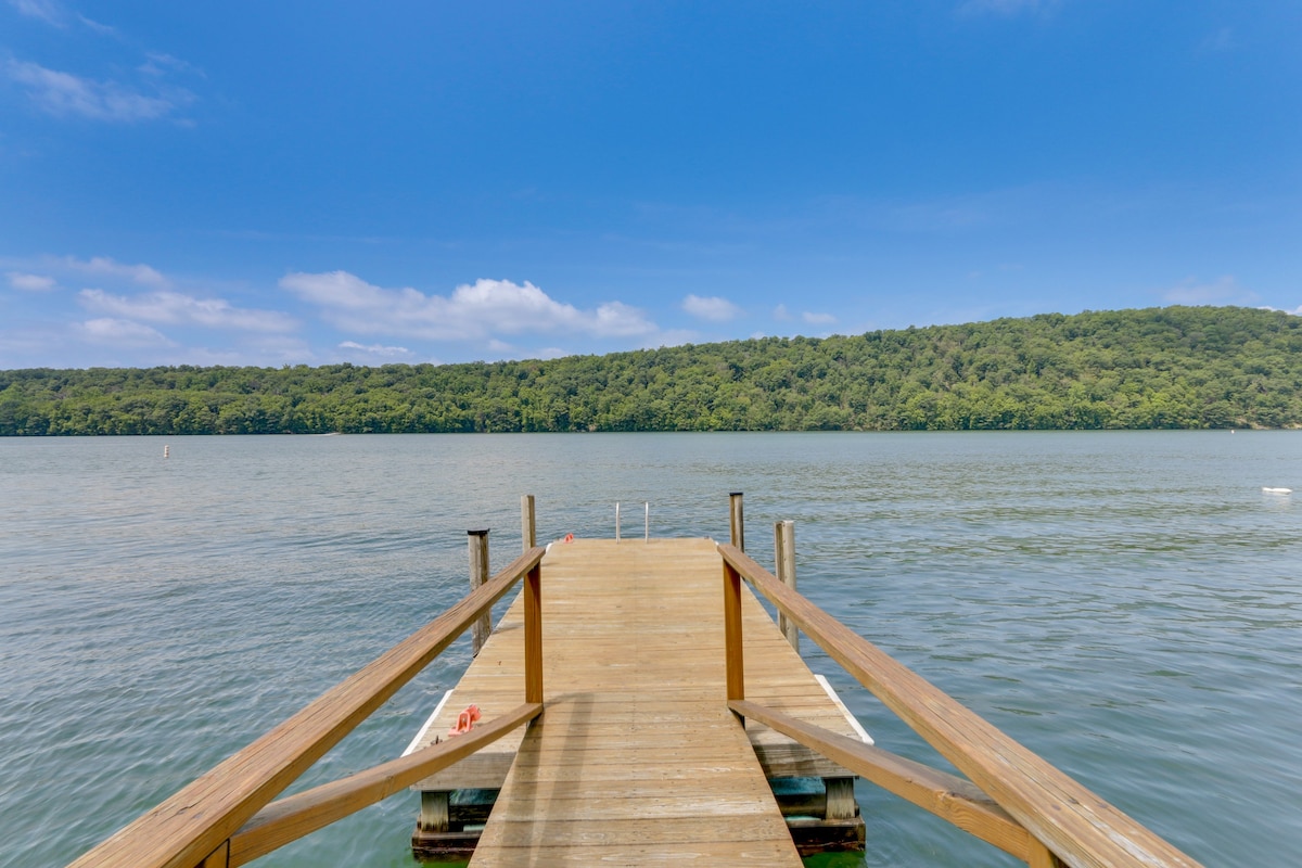 New Milford Home on Candlewood Lake w/ Dock!