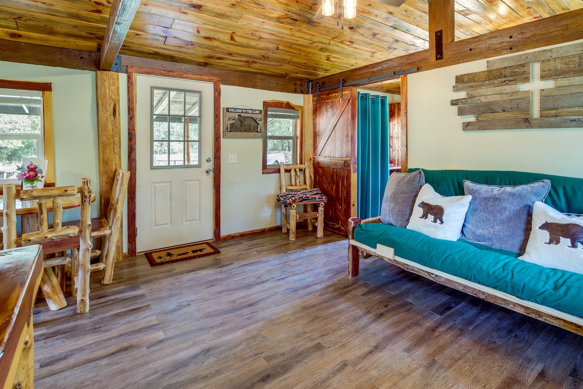 Lazy Bear Cabins #1 at Tuskahoma Near Sardis Lake!