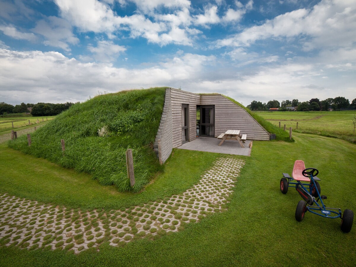 Ecological bungalow on a holiday farm