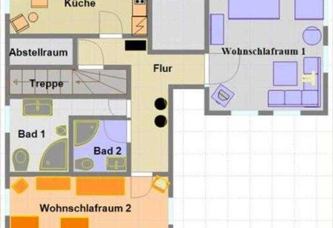 Ferienwohnung 1 - Dachgeschoß