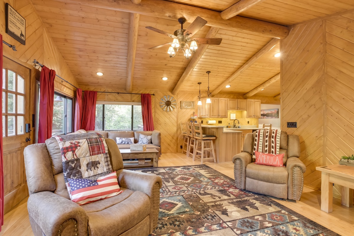 Creekside Ten Sleep Vacation Rental + Deck & Grill