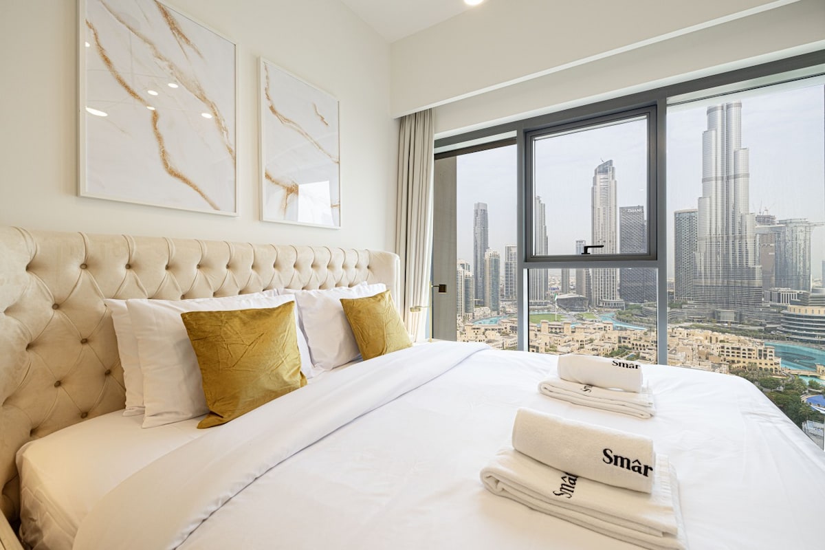 Full Burj Khalifa & Fountain View | New Luxury 2BR