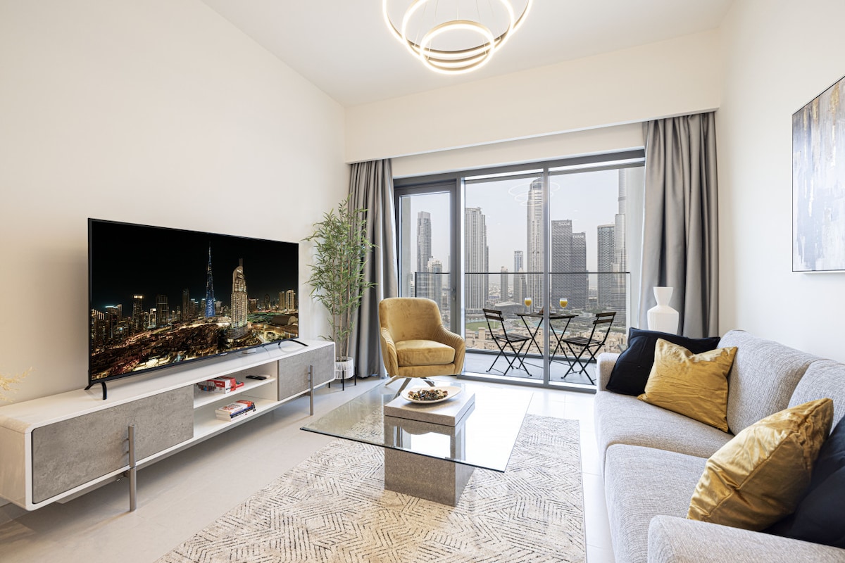 Full Burj Khalifa & Fountain View | New Luxury 2BR