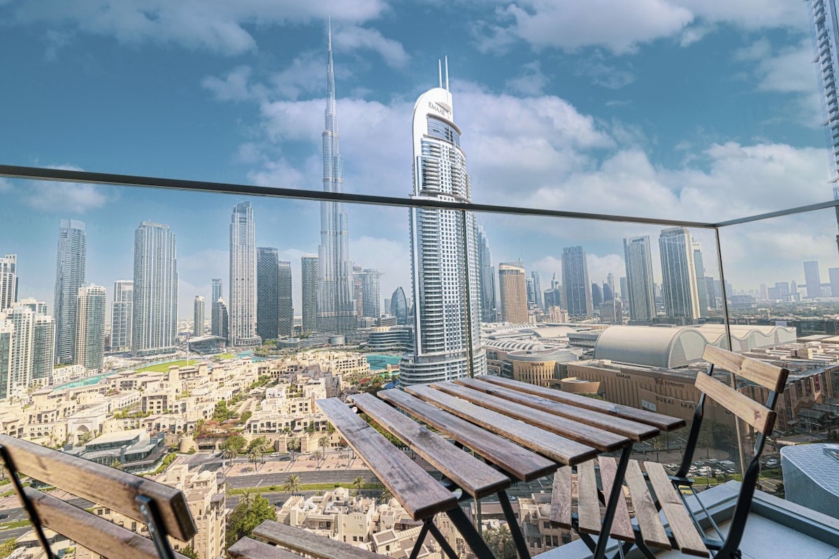 Full Burj Khalifa & Fountain View | New Luxury 2BR