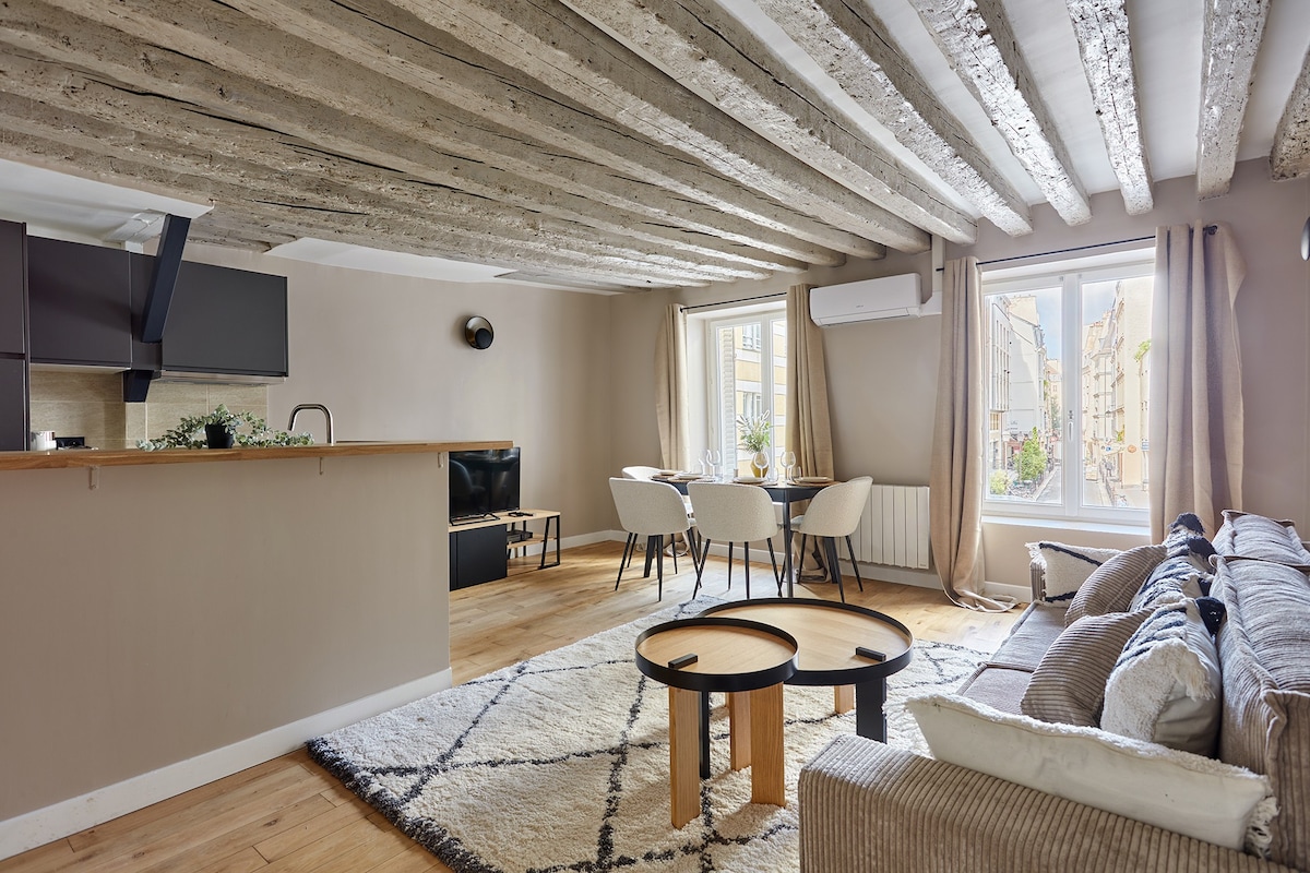 Charming new flat Le Marais/Beaubourg