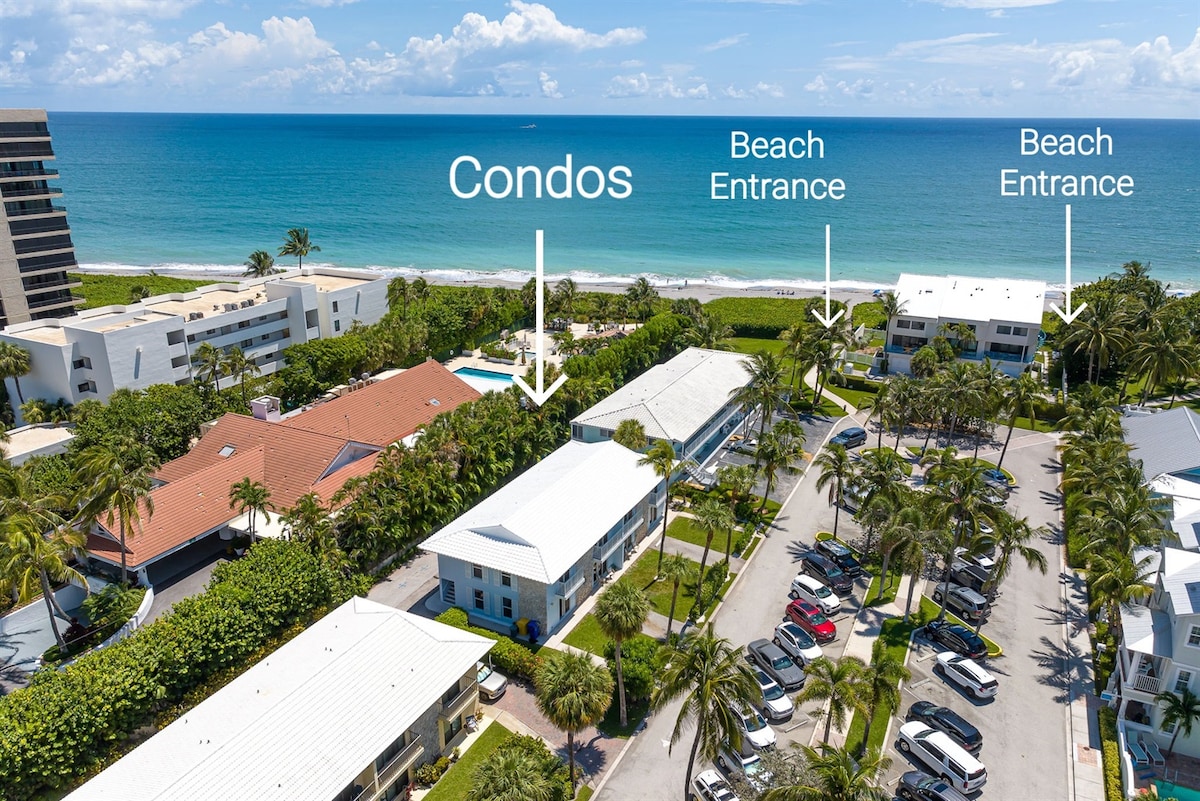 Juno Beach Landings Condo 2 - Steps to the Beach!