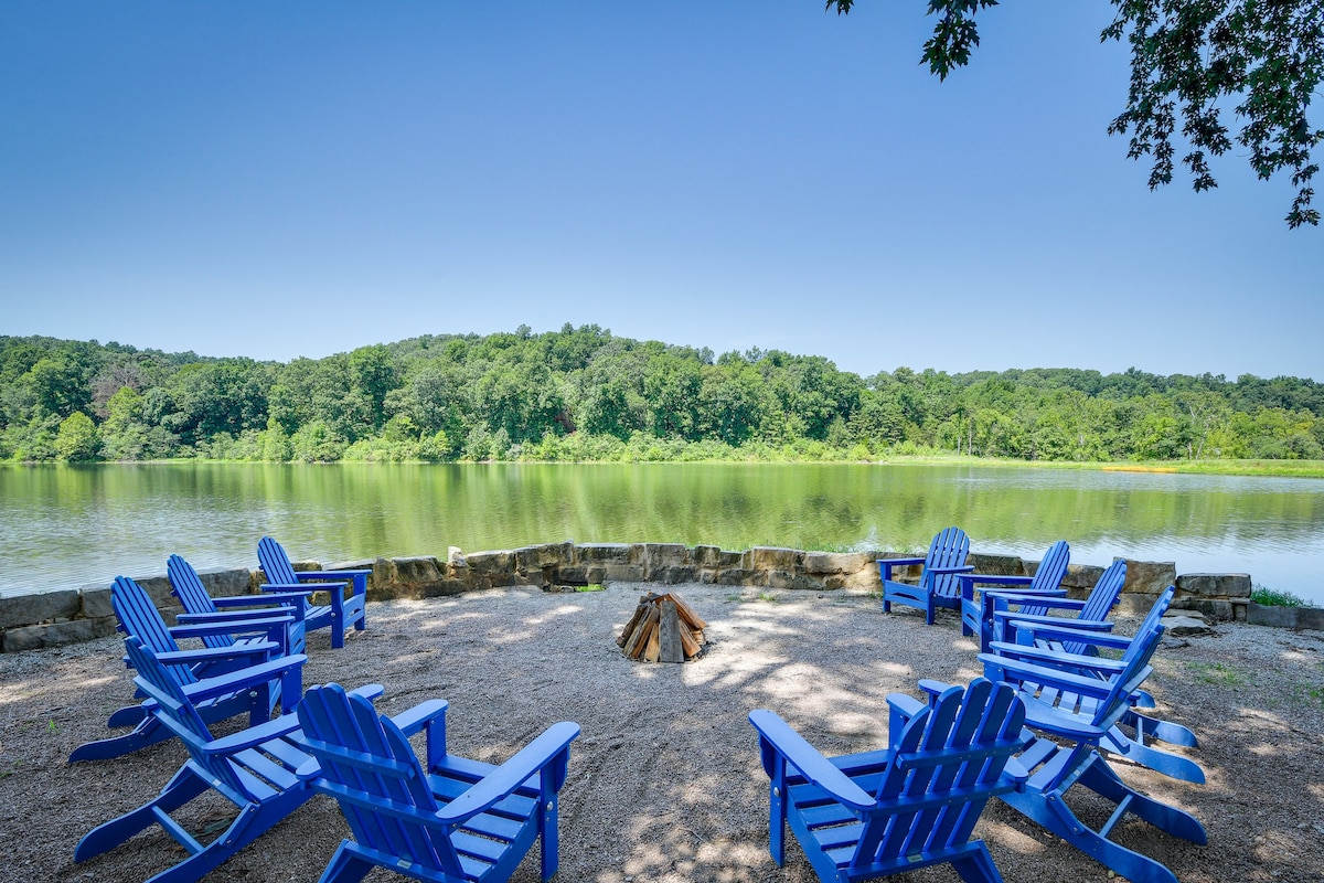 Missouri Castle w/ Private Lake, Pool & 100 Acres!