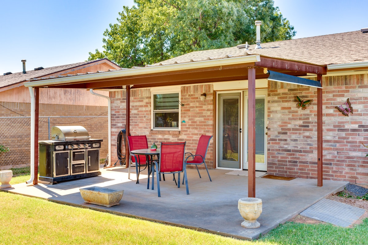 Cozy Oklahoma Retreat w/ Covered Patio & Gas Grill