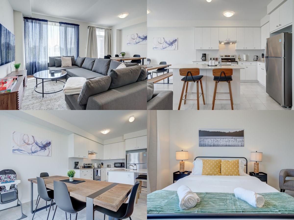 Stylish 3BDR in Pickering's Heart | Free Parking