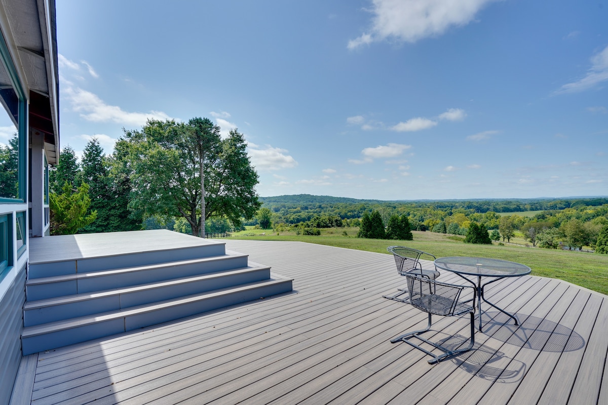 Spacious Virginia Retreat w/ Deck & Scenic Views!