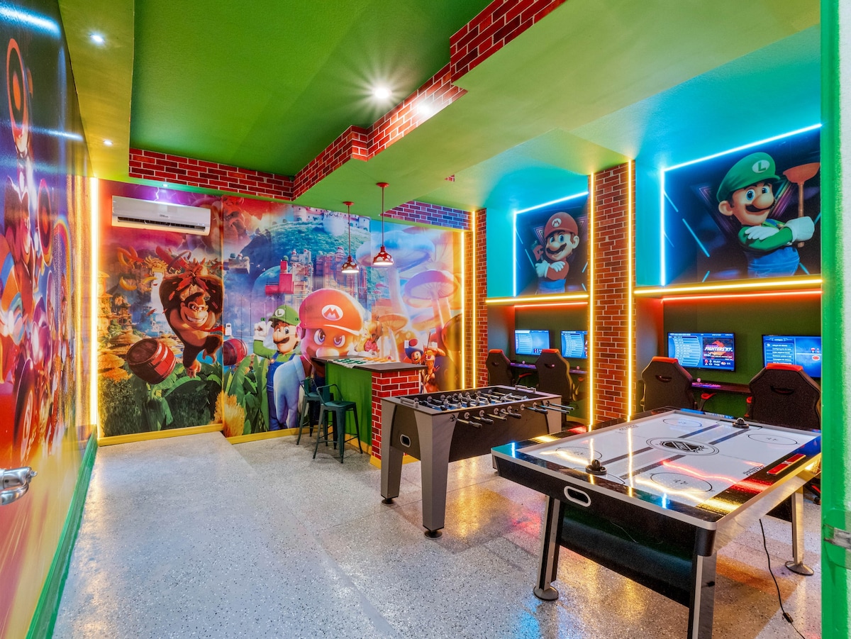 Theater, Epic Game Room, Themed Bedrooms