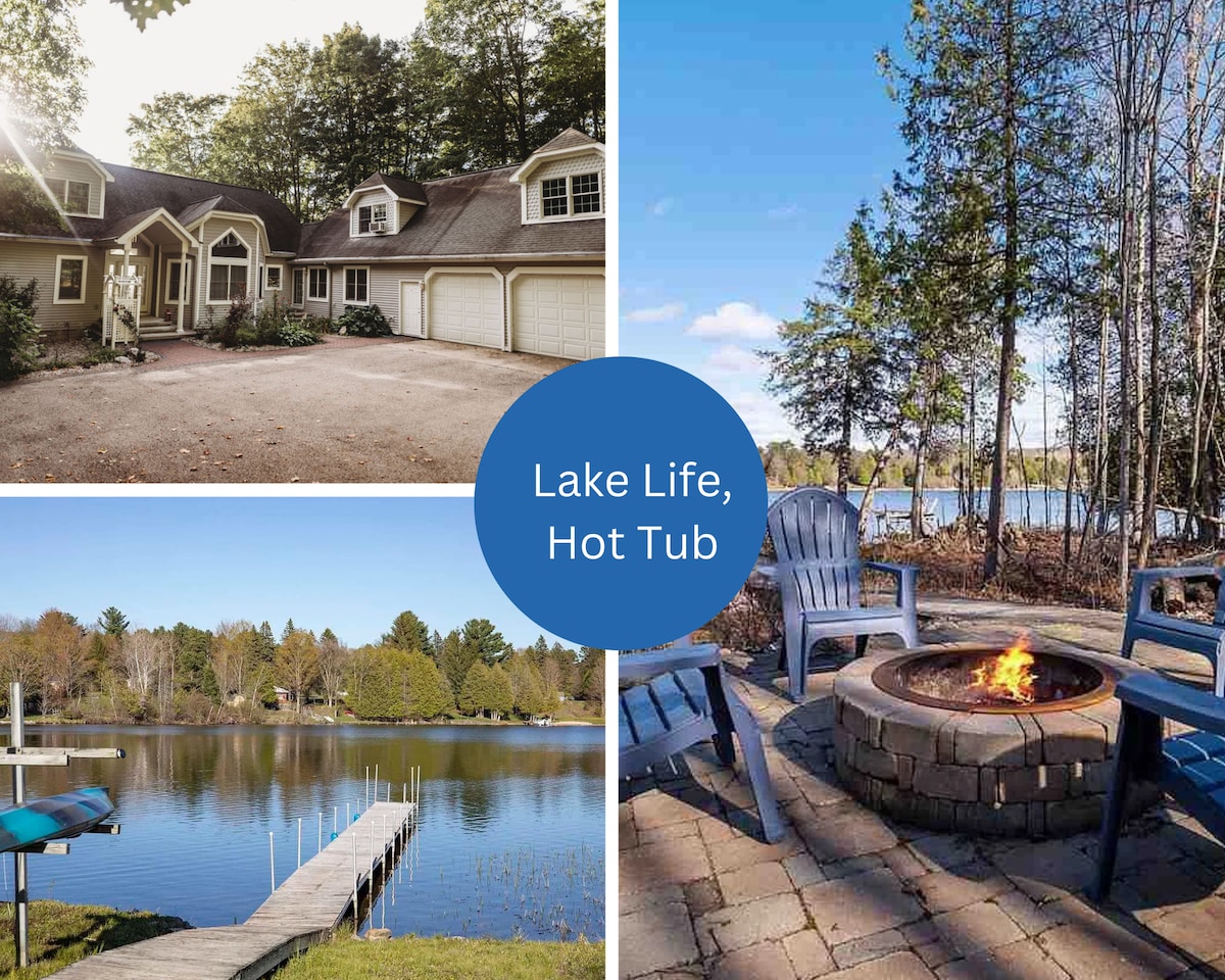 Large home on the Lake, Hot tub, Families, Groups