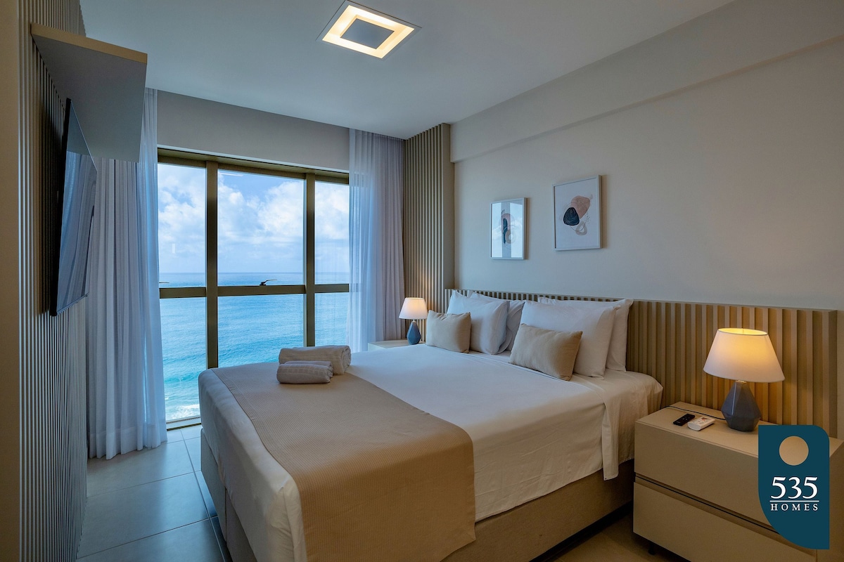 Beachfront Apartment Luxury, Comfort, Lovely View
