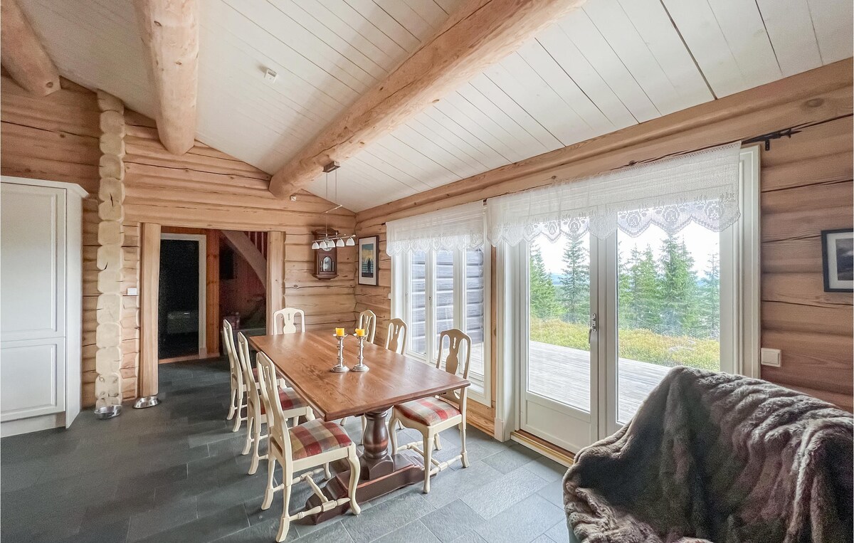 Lovely home in Sjusjøen with kitchen