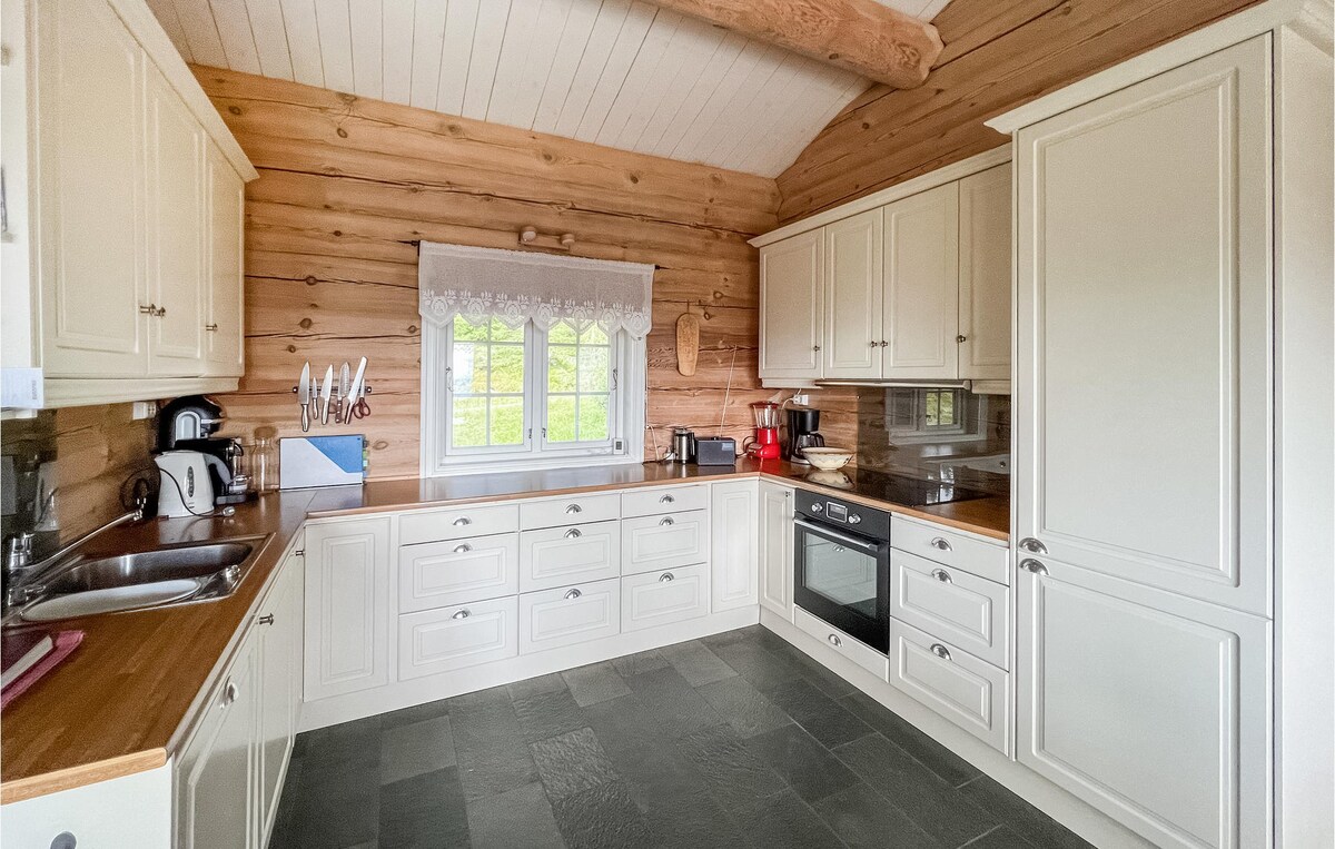Lovely home in Sjusjøen with kitchen