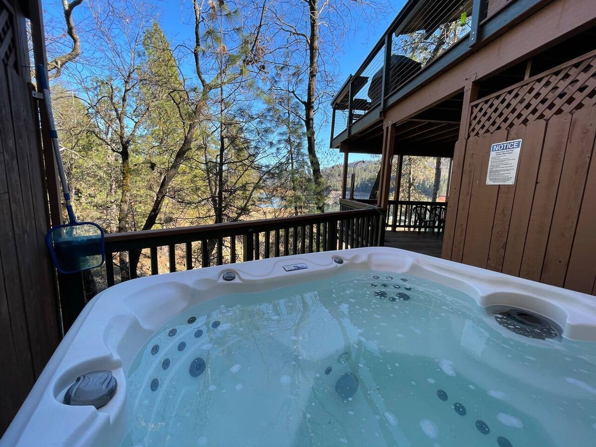 湖滨-「沙斯塔湖（ Shasta Lake ）最好的房子！」-热水浴缸