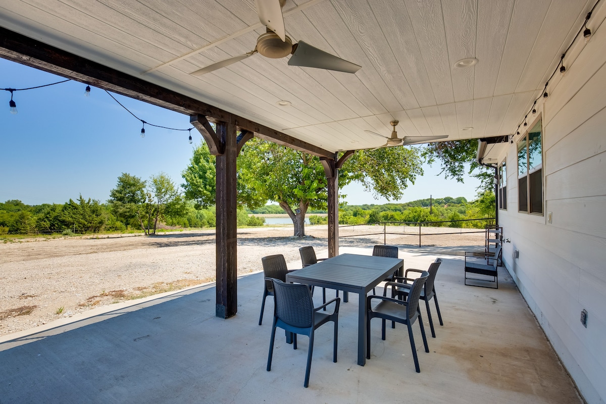 McKinney Ranch Home w/ Patios + Lake View!