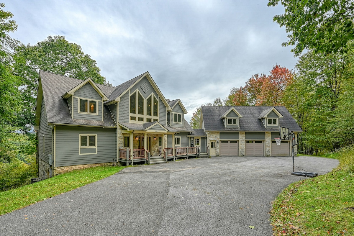 5BR Lakeview | Hot Tub | Fireplace | Balcony