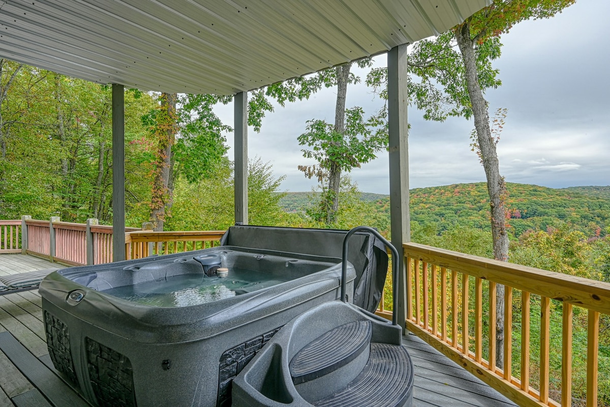 5BR Lakeview | Hot Tub | Fireplace | Balcony
