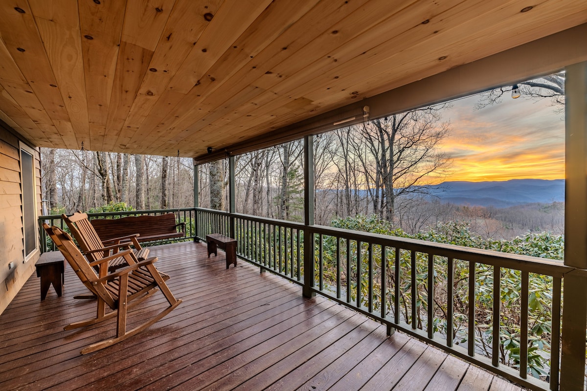 36-Acre Scaly Mountain 'Tranquility Lodge'