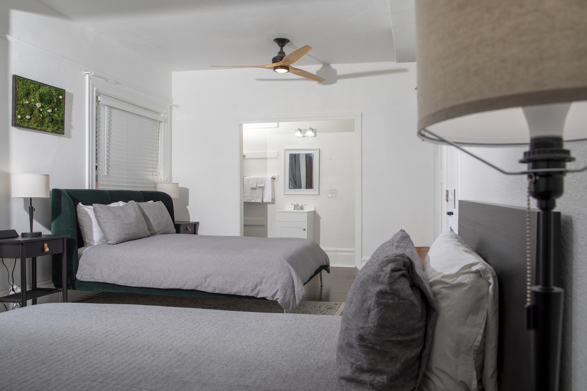 Family Quad Room with Shared Bathroom