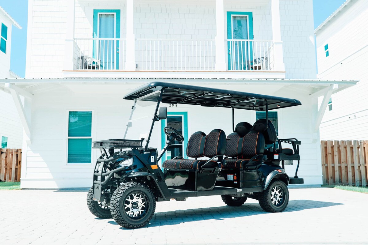 BRAND NEW-Golf Cart Included -Private Pool Hot Tub