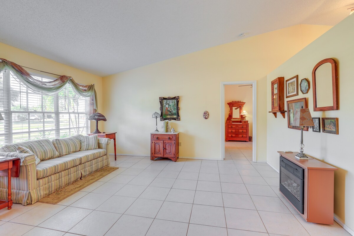 Charming St Lucie River Retreat w/ Pool & Dock!