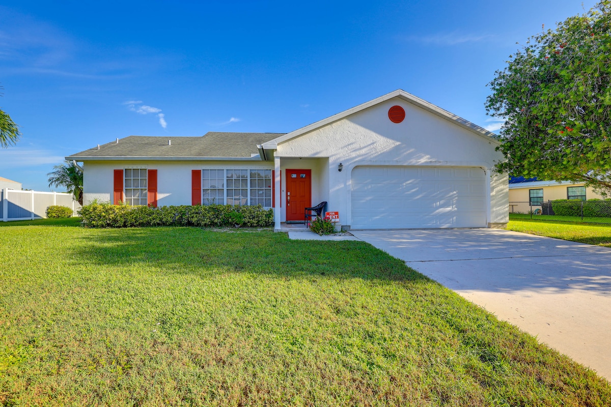 Charming St Lucie River Retreat w/ Pool & Dock!