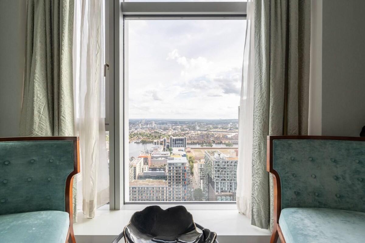 伦敦令人惊叹的四床复式顶层公寓