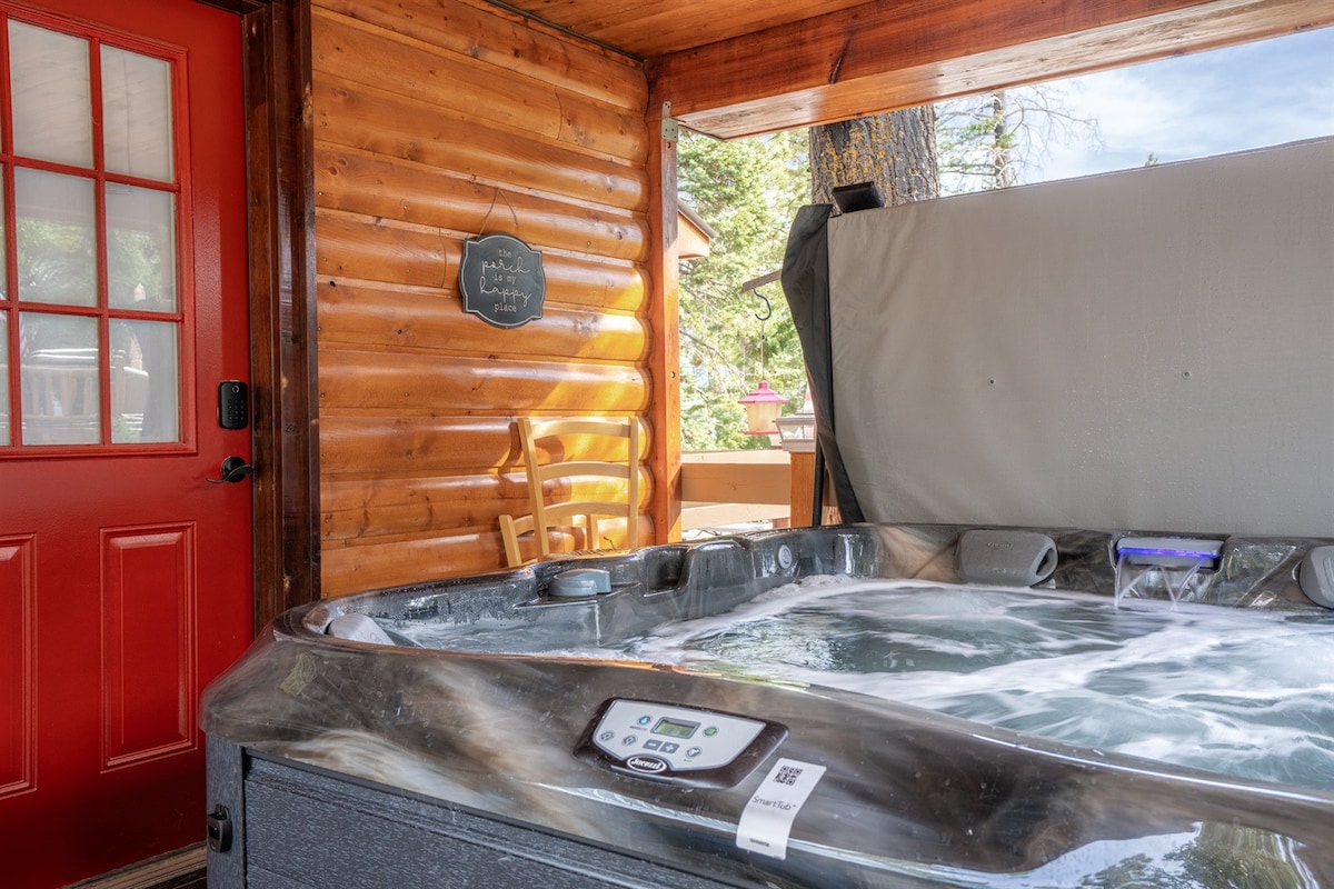 Lazy Bear Lodge! New Spa Installed!