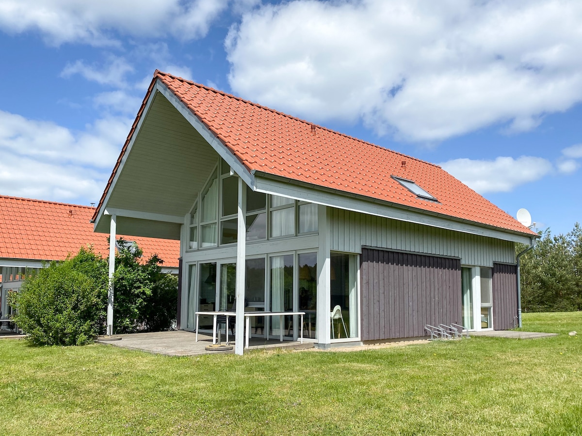 Wiesengeflüster Röbel Haus Seeadler 8 S5 mit Sauna